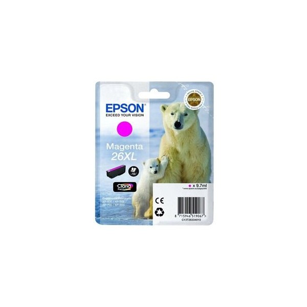 TINTEIRO EPSON 26XL MAGENTA ORIGINAL