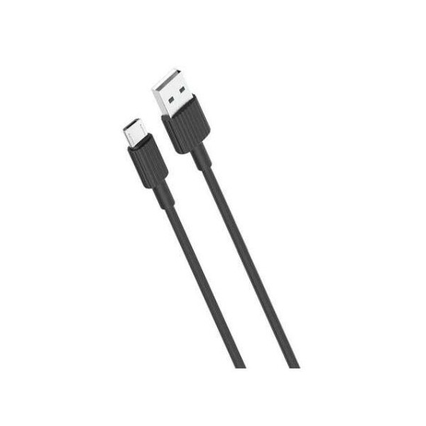 CABO USB TIPO (A) P/ MICRO USB  2.4A M/M 1MT - CARREGAMENTO / TRANSFERENCIA DE DADOS P/ SMARTPHONE E TABLET - PRETO