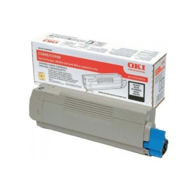 TONER OKI C5800 PRETO 6K ORIGINAL