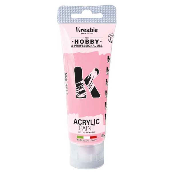 BISNAGA TINTA ACRILICA TOY COLOR 75ML ROSA