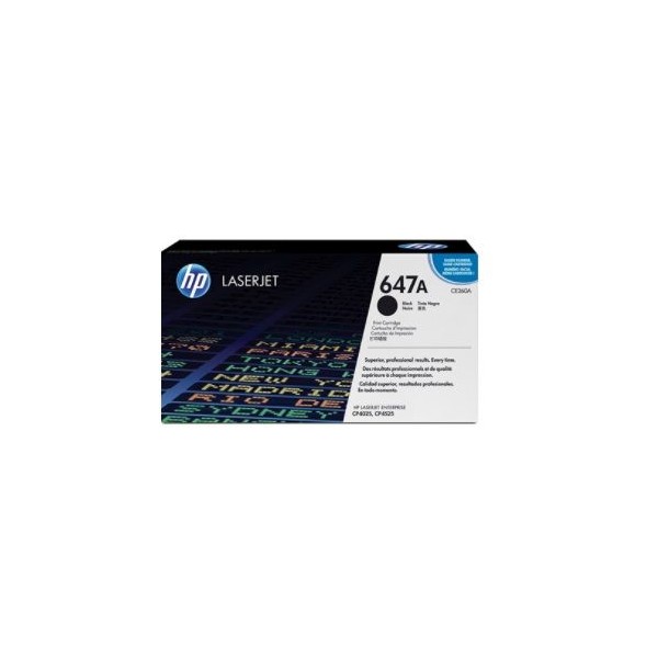 TONER HP CE260A 8.5K PRETO ORIGINAL