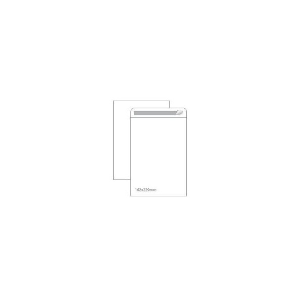 CAIXA 500 ENVELOPES SACO BRANCO C5 90gr.162x229mm AUTODEX
