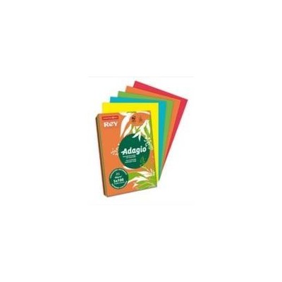 PAPEL FOTOCOPIA ADAGIO A4 80GR. 5x40FLS CORES INTENSAS