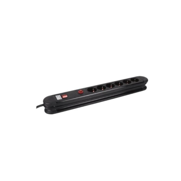 BLOCO 6 TOMADAS C/ INTERRUPTOR 5MTS