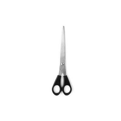 TESOURA INOX 18CM / 7"/ EAGLE C/ PEGA PLASTICO PRETO