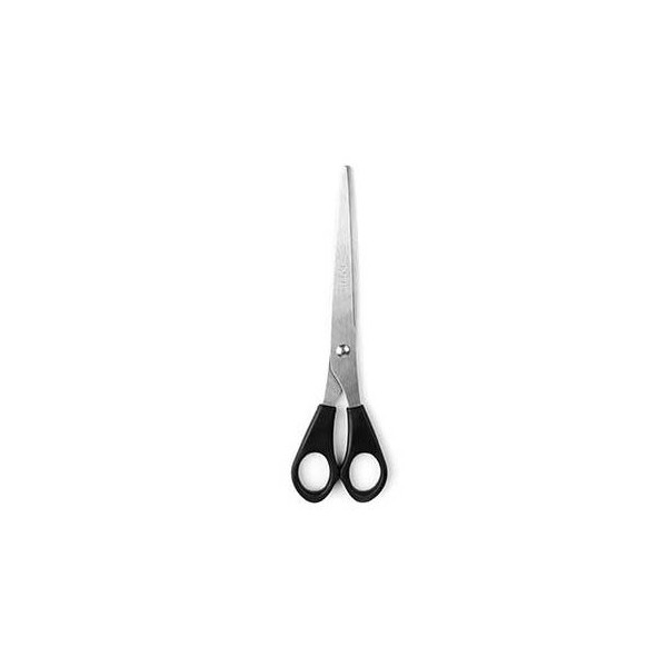 TESOURA INOX 18CM / 7"/ EAGLE C/ PEGA PLASTICO PRETO