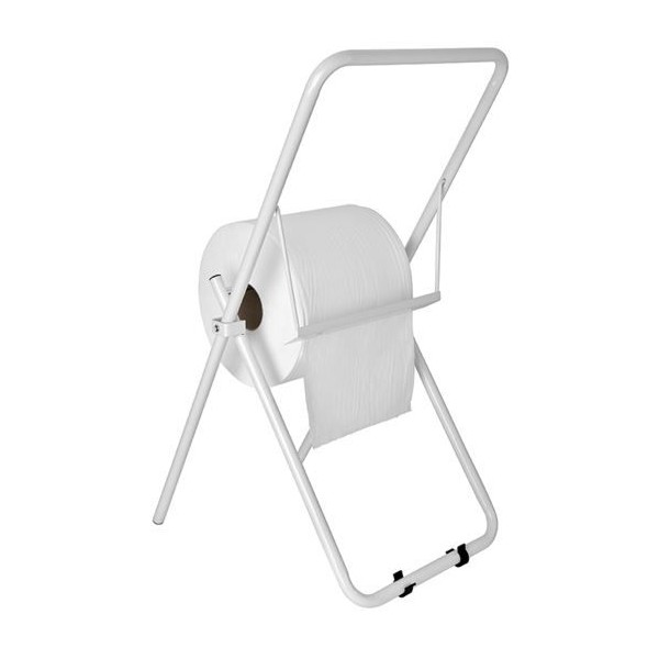 SUPORTE EM TRIPE PORTA ROLO PAPEL INDUSTRIAL