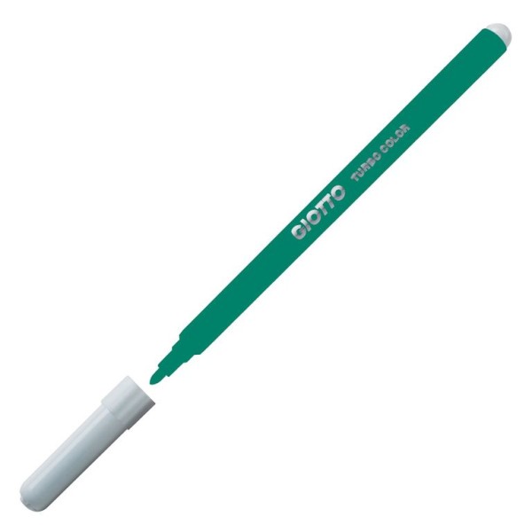 MARCADOR FELTRO COLORIDO GIOTTO TURBO COLOR VERDE ESCURO