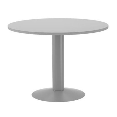 MESA REUNIAO REDONDA Ø 110CM - CINZA