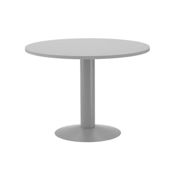 MESA REUNIAO REDONDA Ø 110CM - CINZA