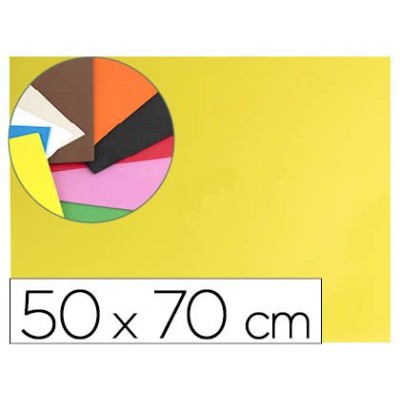 PLACA GOMA EVA 50x70CM AMARELO