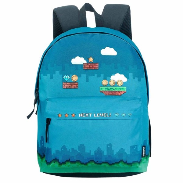 MOCHILA UNKEEPER PIXEL CYAN 2024
