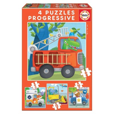 PUZZLE EDUCA 6-9-12-16 PECAS PROGRESSIVO PATRULHA DE RESGATE