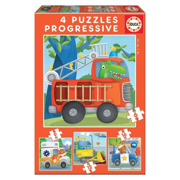 PUZZLE EDUCA 6-9-12-16 PECAS PROGRESSIVO PATRULHA DE RESGATE
