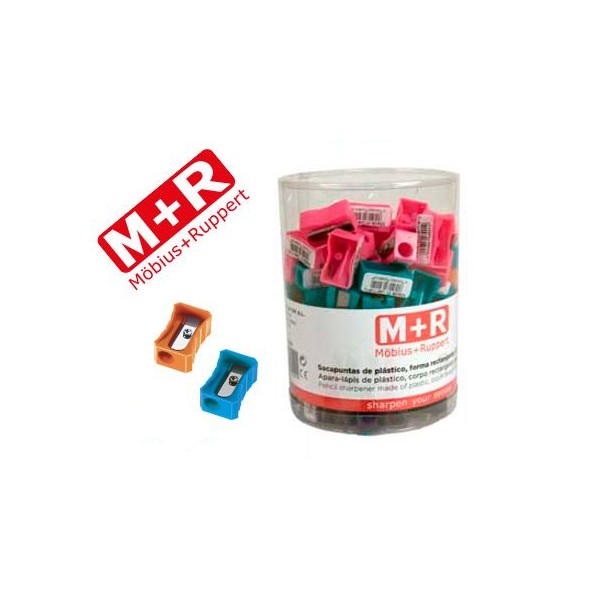 AFIA /APARA LAPIS PLASTICO RETANGULAR CORES SORTIDAS