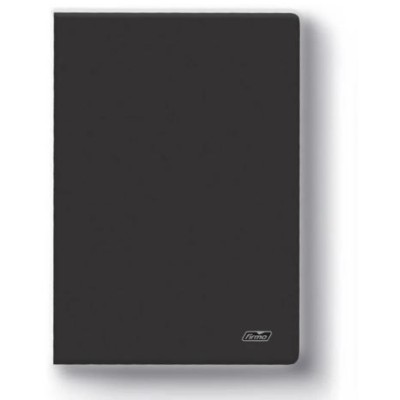 CADERNO AGRAFADO CAPA PRETA A5  80FLS LISO