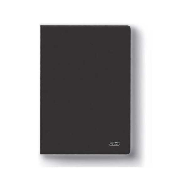 CADERNO AGRAFADO CAPA PRETA A5  80FLS LISO
