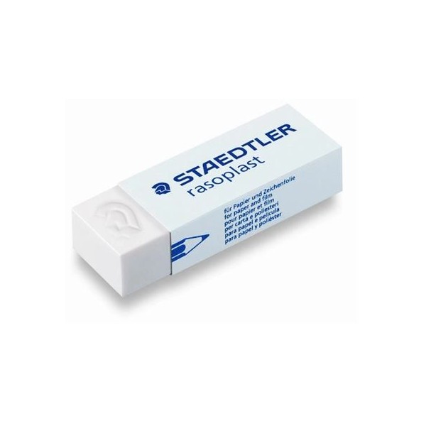 BORRACHA BRANCA GRANDE STAEDTLER RASOPLAST B20