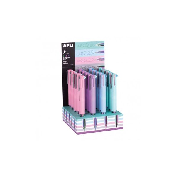 ESFEROGRAFICA APLI NORDIK 5 CORES PASTEL 