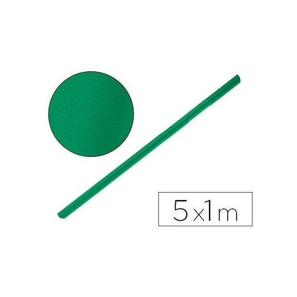 ROLO PAPEL KRAFT 65gr/m2  5x1MT - VERDE MUSGO