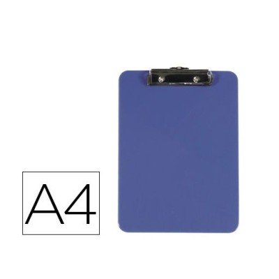 CLIP BOARD (PRANCHETA) PLASTICO A4 ESPESSURA 3mm AZUL