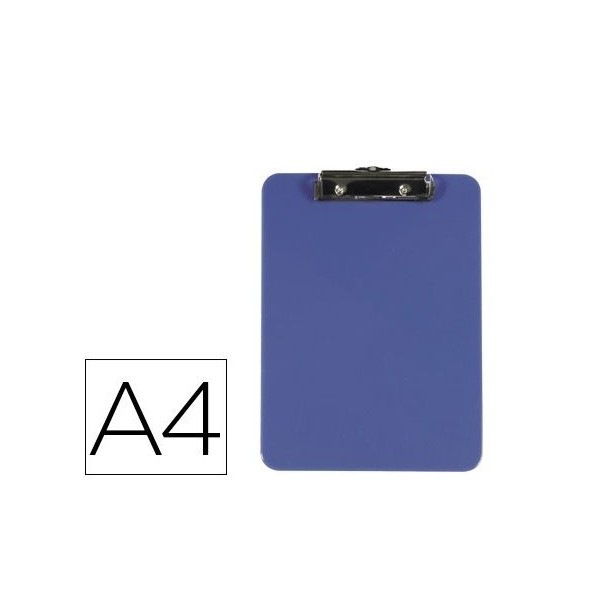 CLIP BOARD (PRANCHETA) PLASTICO A4 ESPESSURA 3mm AZUL