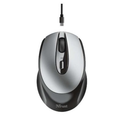 RATO TRUST ZAYA - PRETO S/ FIO (WIRELESS) - RECARREGAVEL
