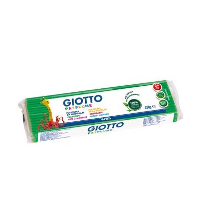 PLASTICINA GIOTTO PATPLUME 350gr.  VERDE CLARO