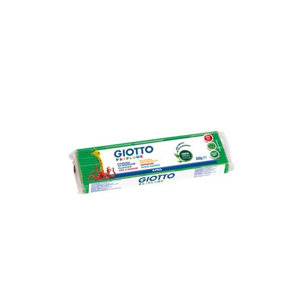 PLASTICINA GIOTTO PATPLUME 350gr.  VERDE CLARO