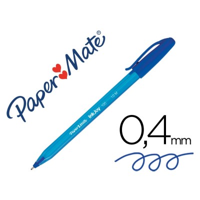 CANETA ESFEROGRAFICA PAPERMATE INKJOY 100 AZUL 1.0MM