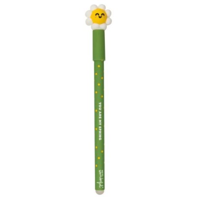ESFEROGRAFICA APAGAVEL MR WONDERFUL BO-BO MARGARIDA - YOU ARE MY SPRING 0,7mm AZUL