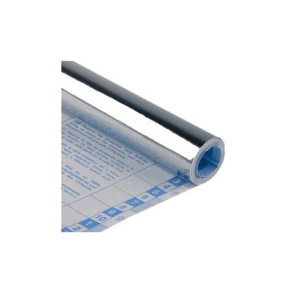 ROLO PAPEL AUTOCOLANTE 0,50x3MT 100My PRATA