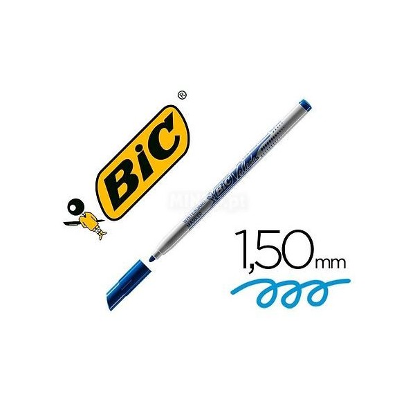 MARCADOR QUADRO BRANCO BIC VELLEDA 1721-06 BICO FINO AZUL
