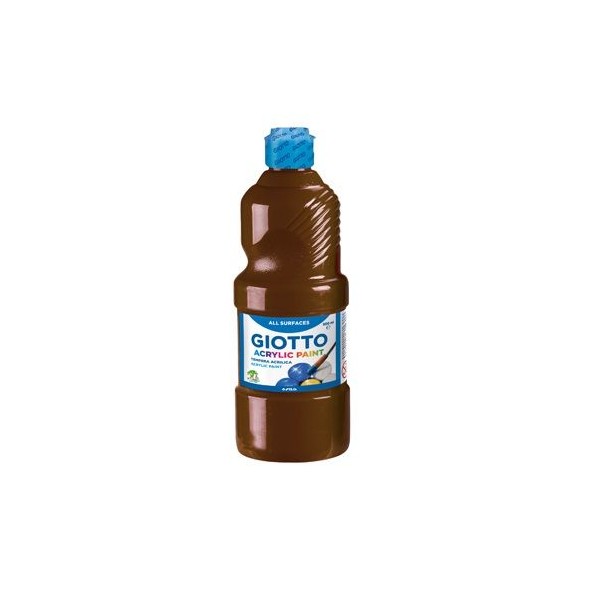 GUACHE LIQUIDO GIOTTO ACRILICO 500ML CASTANHO