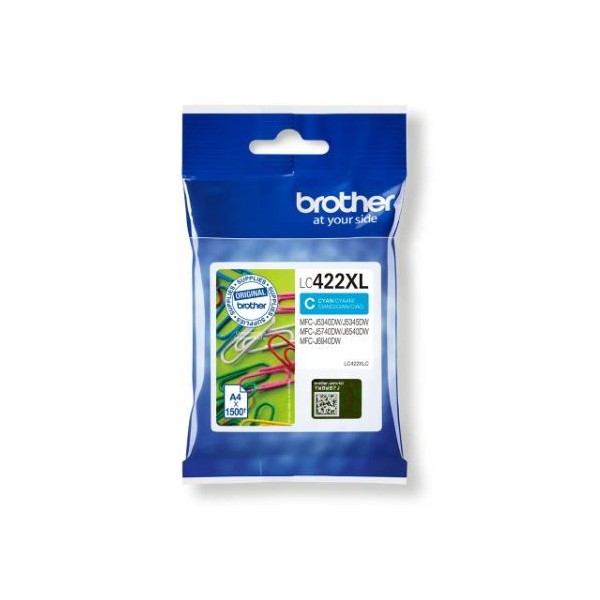 TINTEIRO BROTHER LC422XL CYAN ORIGINAL