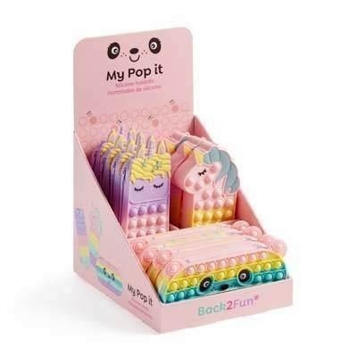 ESTOJO SILICONE B2F POP IT UNICORNIO/ PANDA