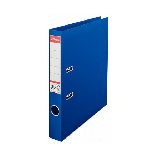 PASTA  ARQUIVO PVC ESSELTE Nº1  C/ CALHA METALICA A4 L/E 50MM AZUL
