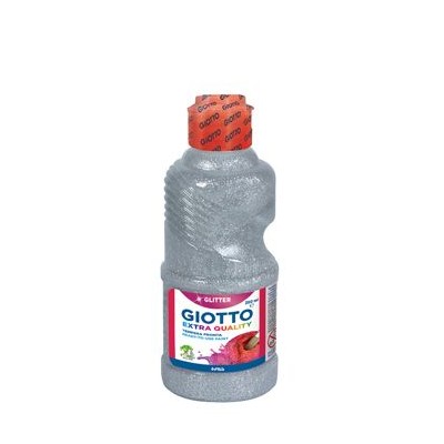 GUACHE LIQUIDO GIOTTO 250ML GLITTER PRATA