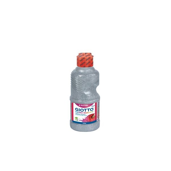 GUACHE LIQUIDO GIOTTO 250ML GLITTER PRATA