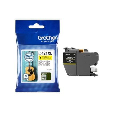 TINTEIRO BROTHER LC421XL AMARELO (500p) ORIGINAL