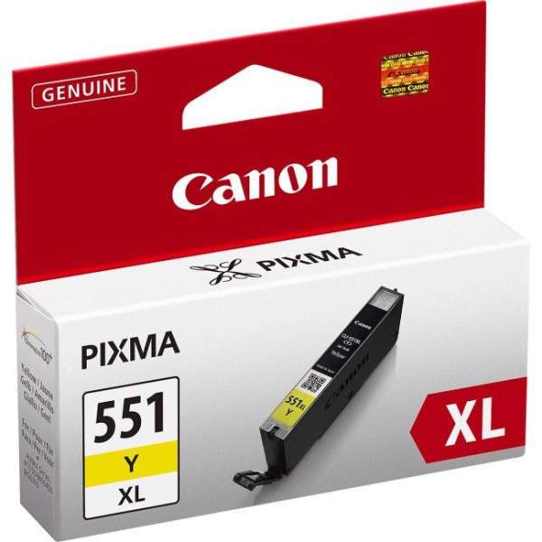 TINTEIRO CANON CLI551XL AMARELO ORIGINAL