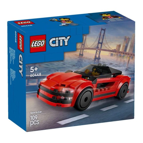 LEGO CITY CARRO DESPORTIVO VERMELHO 