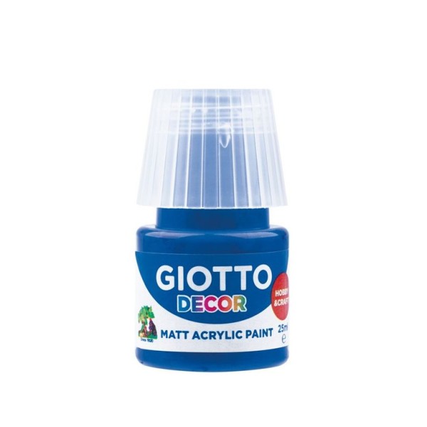 FRASCO TINTA ACRILICA GIOTTO DECOR 25ML AZUL UTRAMARINO