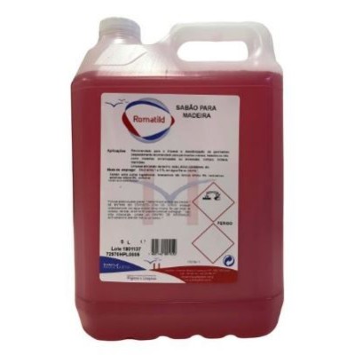 LIMPADOR C/ SABAO ROMATILD PRONTO P/ MADEIRAS  5 LT