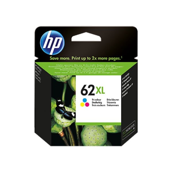 TINTEIRO HP Nº 62XL TRICOLOR ORIGINAL