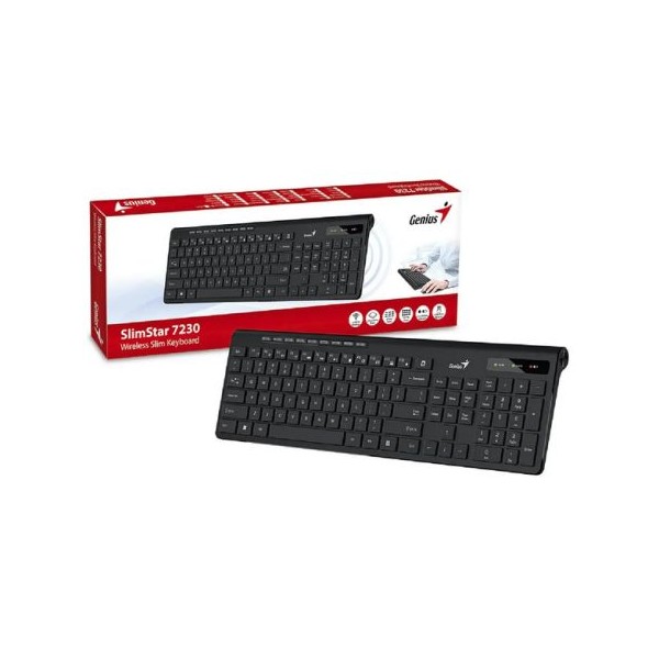 TECLADO GENIUS SLIMSTAR 7230  S/ FIO (WIRELESS)