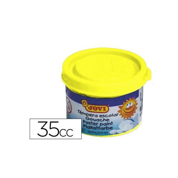 GUACHE LIQUIDO JOVI ESCOLAR (LAVAVEL) 40ML AMARELO LIMAO