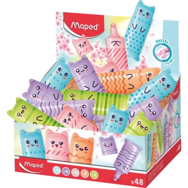 MARCADOR MAPED MINI PASTEL SORTIDO