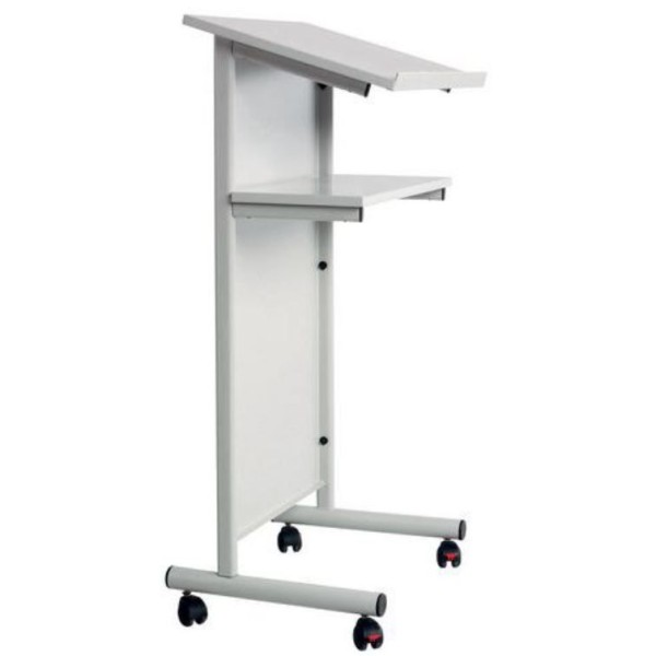 PULPITO 110x60x40cm  P/ CONFERENCIAS CLASSIC CINZA