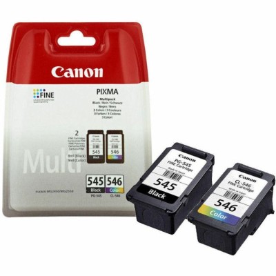 KIT 2x TINTEIROS CANON PG545 + CL546 ORIGINAL